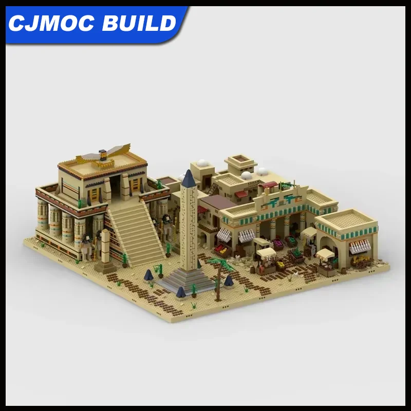 Street View Model MOC Building Brick Ancient Egypt Diorama Modular Blocks Technology Gift Holiday Assemble DIY Toy MOC-163405
Street View Model MOC Building Brick Ancient Egypt Diorama Modular Blocks Technology Gift Holiday Assemble DIY Toy MOC-163405