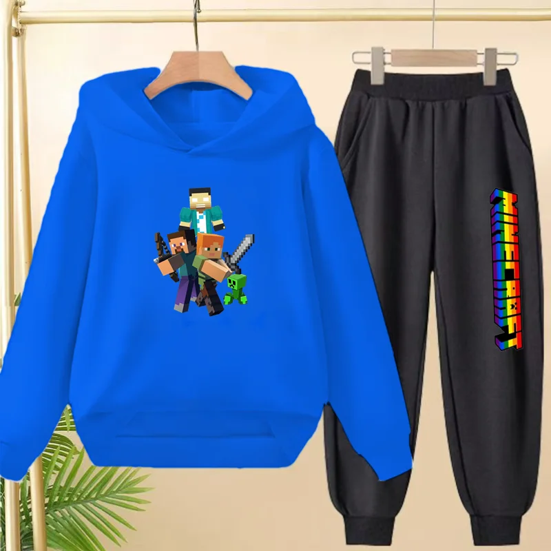Children's Cartoon Games Hoodie Charming Casual Pullover Top + Pants 2P Boys Girls 3-12Yrs Trendy Boy Clothes Leisure Sports Set
Children's Cartoon Games Hoodie Charming Casual Pullover Top + Pants 2P Boys Girls 3-12Yrs Trendy Boy Clothes Leisure Sports Set