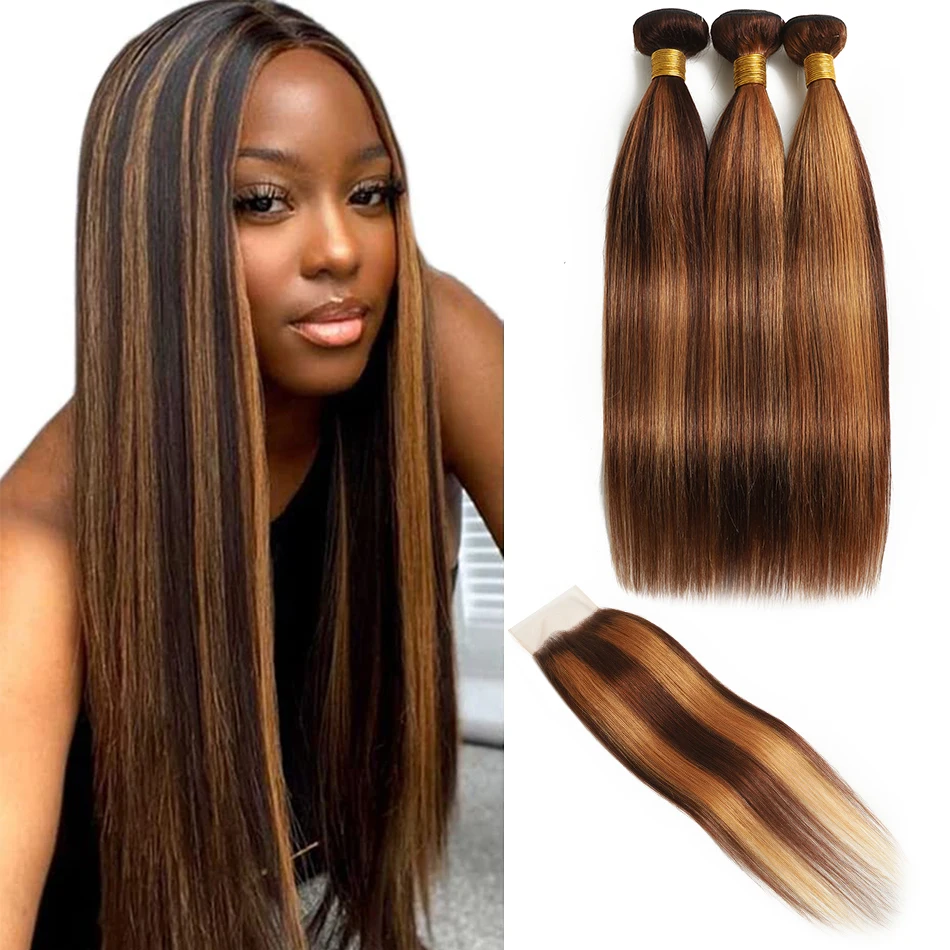 Highlight Human Hair Bundles With Closure Ombre Straight Hair With Closure Balayage Virgin Hair 2/3 Bundles With HD Lace Closure
Highlight Human Hair Bundles With Closure Ombre Straight Hair With Closure Balayage Virgin Hair 2/3 Bundles With HD Lace Closure