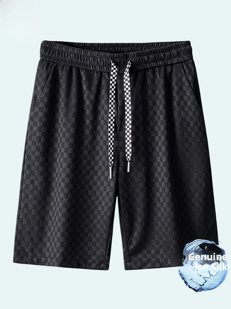 Rn Trendy Plaid Ice Silk Qui Dry Spor Men's orts Casual Summer Busin Faion Five-Quarter Length Straight Leg Pants
Rn Trendy Plaid Ice Silk Qui Dry Spor Men's orts Casual Summer Busin Faion Five-Quarter Length Straight Leg Pants