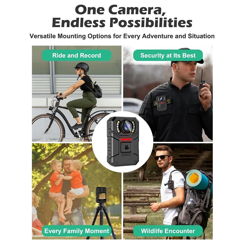 A15R -4K Body Camera With Audio And Video, 2Inch IPS Screen Bodycam Camera With Sound And Night Vision For Security, Police
A15R -4K Body Camera With Audio And Video, 2Inch IPS Screen Bodycam Camera With Sound And Night Vision For Security, Police