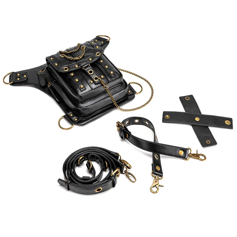 Female Steampunk Retro Bag Single Shoulder Messenger Bag Trend Outdoor Phone Chain Waist Bag Male Fanny Pack Leg Bag Woman Bag
Female Steampunk Retro Bag Single Shoulder Messenger Bag Trend Outdoor Phone Chain Waist Bag Male Fanny Pack Leg Bag Woman Bag