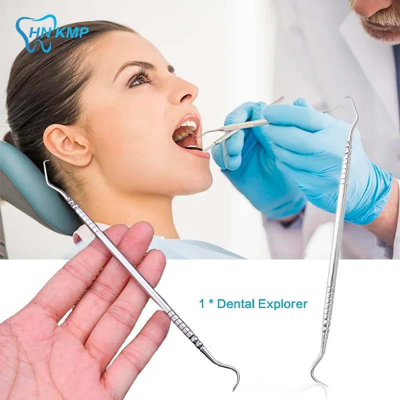 1PCS Stainless Steel Double Ends Dentist Teeth Clean Hygiene Explorer Probe hook Pick Dental Tool Products
1PCS Stainless Steel Double Ends Dentist Teeth Clean Hygiene Explorer Probe hook Pick Dental Tool Products