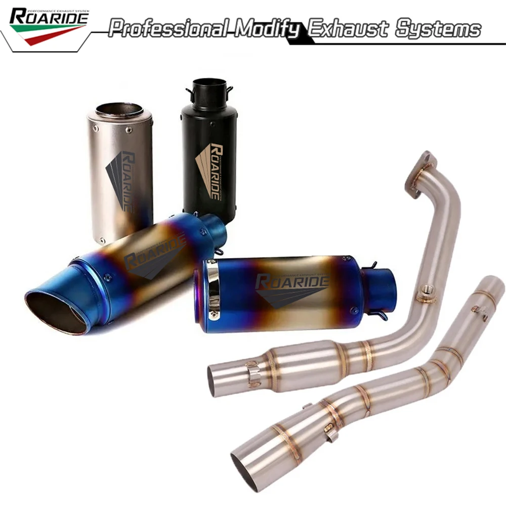 Exhaust Pipe For YAMAHA R15 V4 MT15 2020-2023 Slip On Motorcycle Tips Header Pipe Stainless Steel Muffler With DB Killer
Exhaust Pipe For YAMAHA R15 V4 MT15 2020-2023 Slip On Motorcycle Tips Header Pipe Stainless Steel Muffler With DB Killer