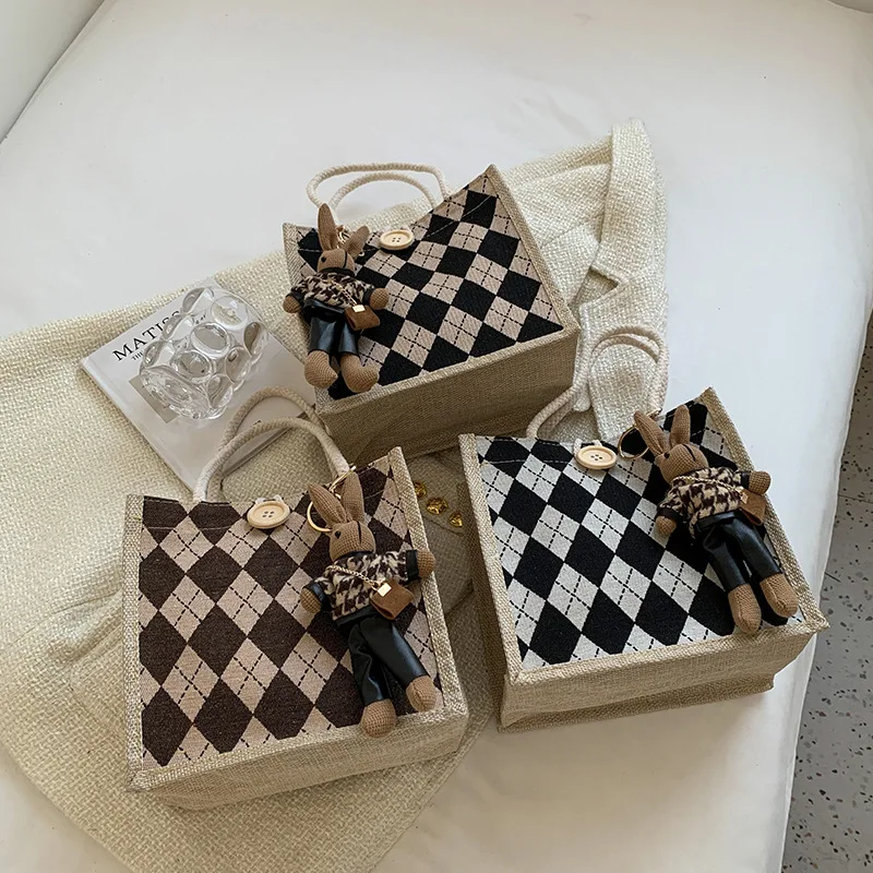 Linen Handbag Bag Women's Fashion Go Out Handbag Japanese Foreign Style Girl Bento Lunch Box Bag
Linen Handbag Bag Women's Fashion Go Out Handbag Japanese Foreign Style Girl Bento Lunch Box Bag