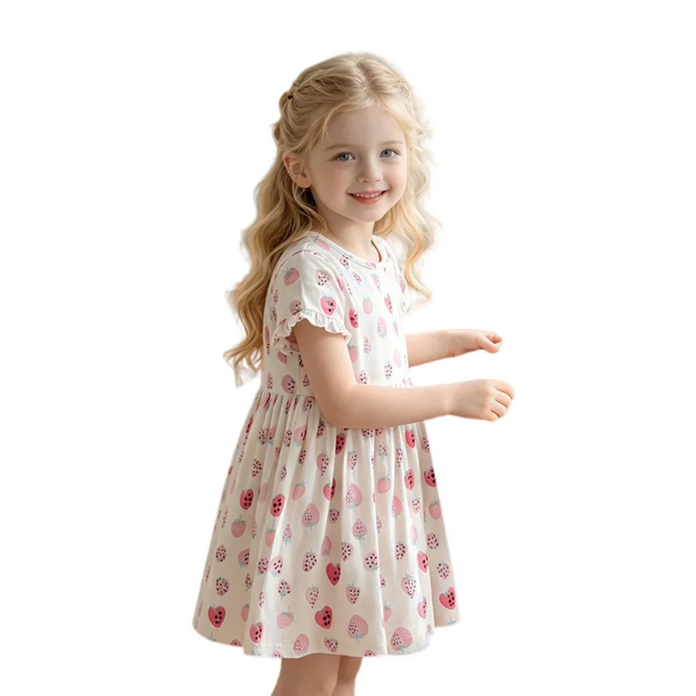 Jumping Meters Summer Floral Short Sleeve Girls Dresses 3-8T Cute Party Birthday Children's Costume Baby Dresses
Jumping Meters Summer Floral Short Sleeve Girls Dresses 3-8T Cute Party Birthday Children's Costume Baby Dresses