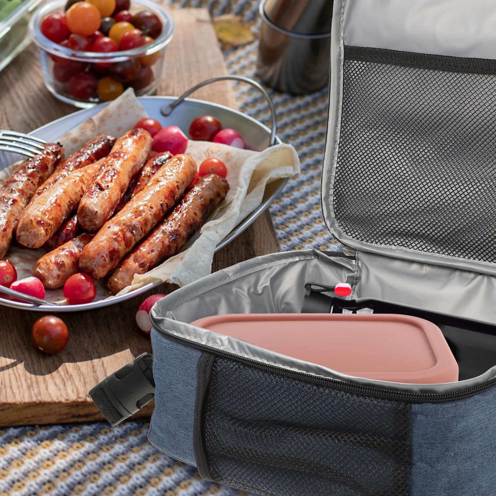 Insulated Lunch Bag Thermal Food Container Reusable Picnic Large Capacity Outdoor Tote Cloth Storage Easy Clean Sturdy Zipper
Insulated Lunch Bag Thermal Food Container Reusable Picnic Large Capacity Outdoor Tote Cloth Storage Easy Clean Sturdy Zipper