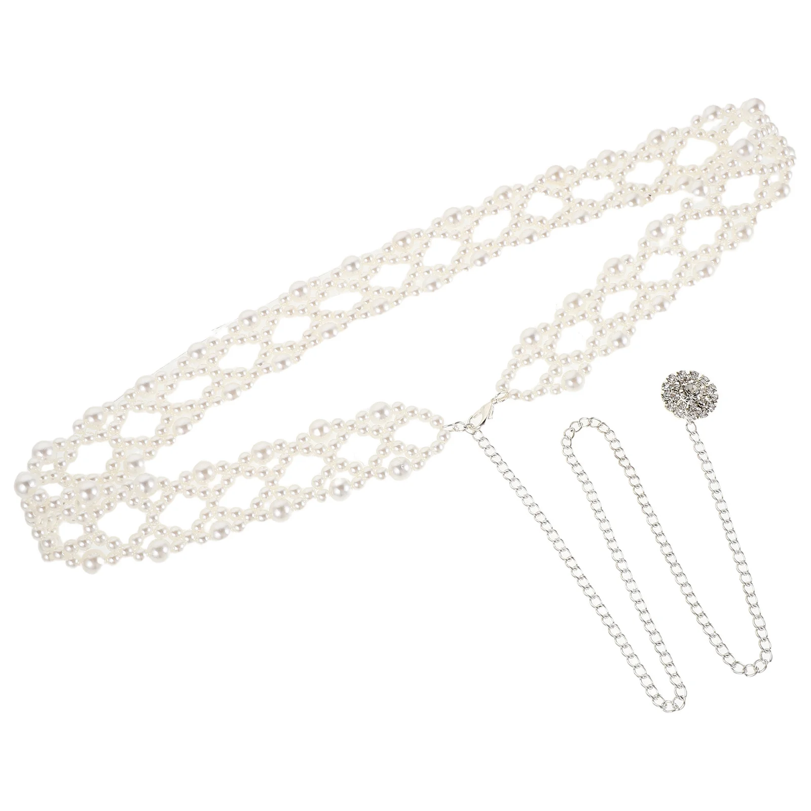Pearl Waist Chain for Women Elegant Body Jewelry Beaded Belly Chain Adjustable Dressy Belt Decoration for Wedding Party Formal
Pearl Waist Chain for Women Elegant Body Jewelry Beaded Belly Chain Adjustable Dressy Belt Decoration for Wedding Party Formal