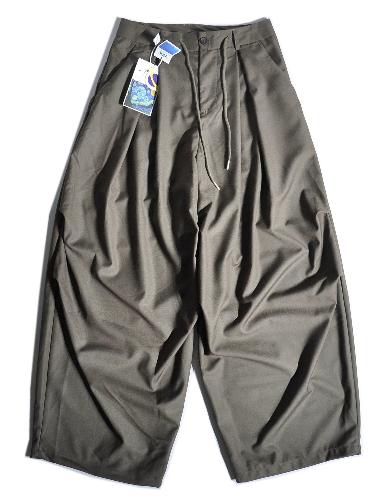 Loose Straight Japanese Sle y Suit Pants Double Pleat Wide Leg Dra 3D Silhouette Casual Vintage Long Trousers
Loose Straight Japanese Sle y Suit Pants Double Pleat Wide Leg Dra 3D Silhouette Casual Vintage Long Trousers