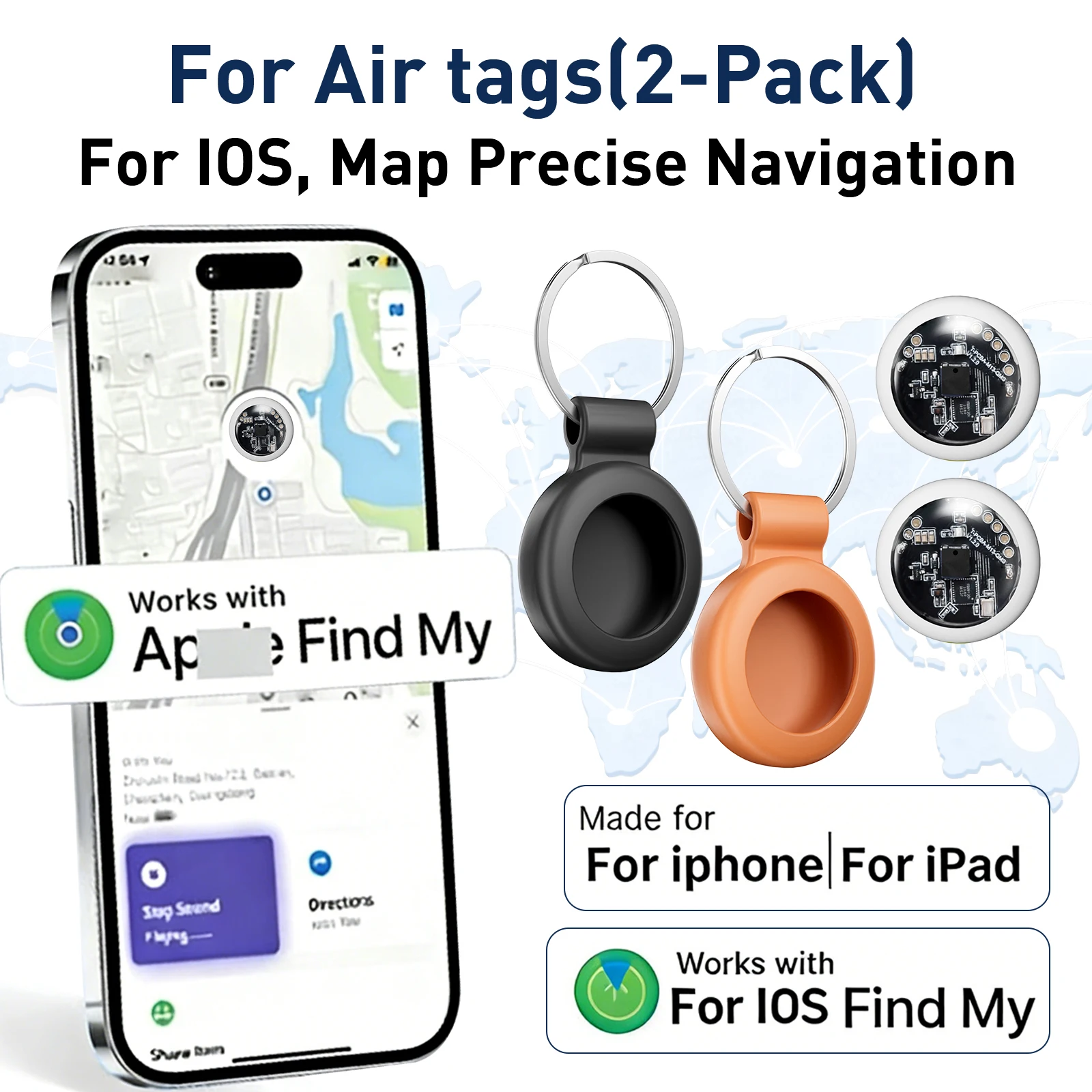 2 шт. GPS-трекеры Apple Find My Mini Bluetooth с длительным временем работы, глобальным точным позиционированием/умные метки
2 шт. GPS-трекеры Apple Find My Mini Bluetooth с длительным временем работы, глобальным точным позиционированием/умные метки