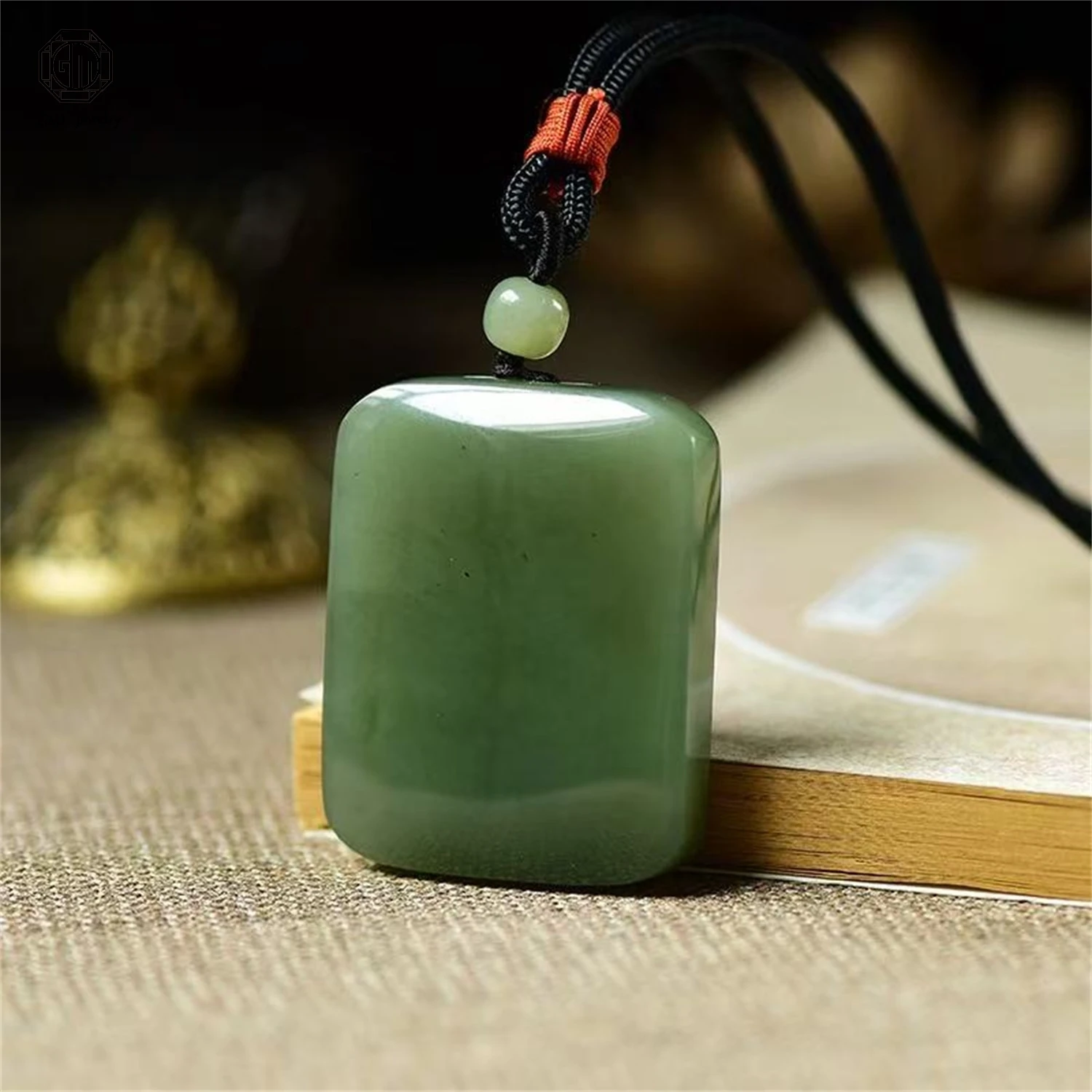 Hetian Dark Green Jade Peace Plaque Pendant Unisex Men Women Gemstone Necklace Smoke Purple Pendant Necklace Jewelry Gift
Hetian Dark Green Jade Peace Plaque Pendant Unisex Men Women Gemstone Necklace Smoke Purple Pendant Necklace Jewelry Gift