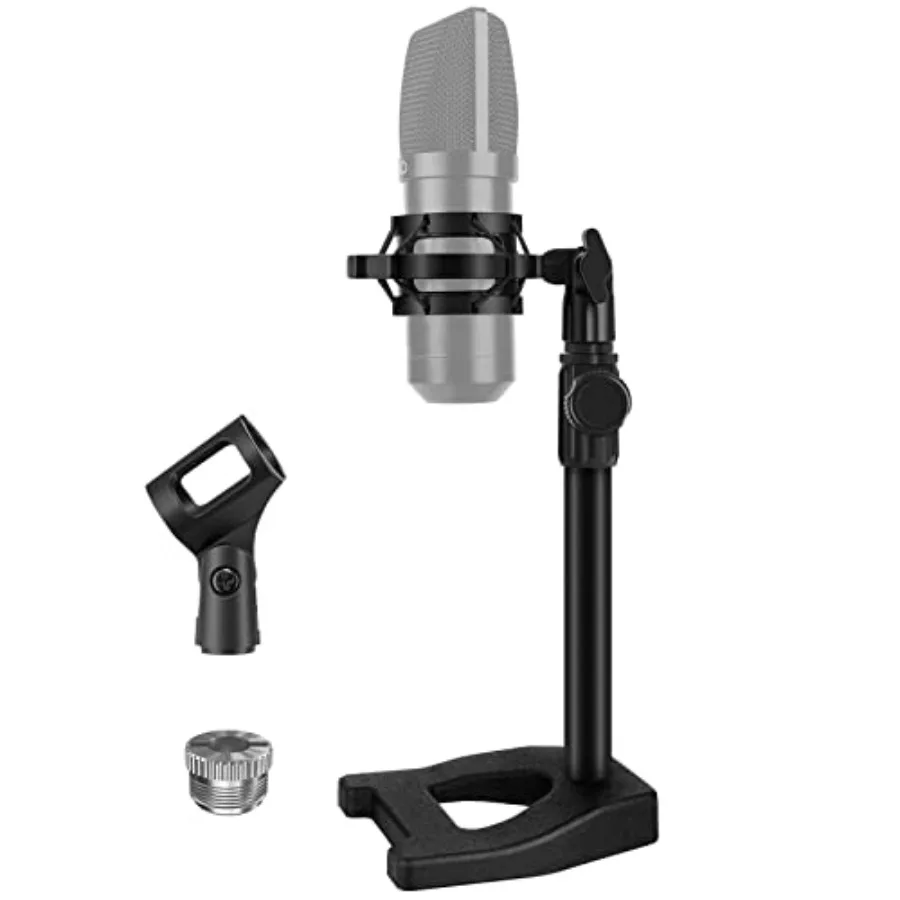 InnoGear Desktop Microphone Stand Mic Stand Desk Table with Weighted Base Shock Mount Mic Clip 3 8 to 5 8 Adapter Adjustable He 
InnoGear Desktop Microphone Stand Mic Stand Desk Table with Weighted Base Shock Mount Mic Clip 3 8 to 5 8 Adapter Adjustable He