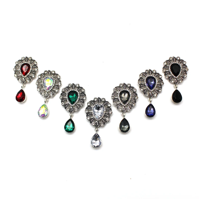 26 * 50MM 5Pcs vintage rhinestone brooch jewelry DIY wedding invitation, wine glass gift box creative decoration accessories
26 * 50MM 5Pcs vintage rhinestone brooch jewelry DIY wedding invitation, wine glass gift box creative decoration accessories