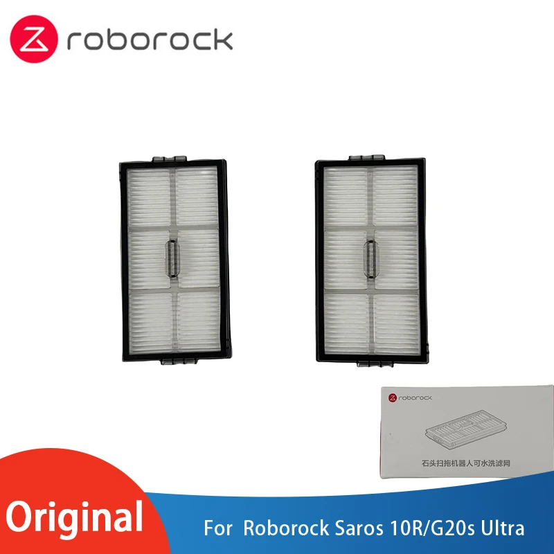 Original Roborock Saros 10R Hepa Filter Accessory Of G20s Ultra Antibacterial washable filter Spare Parts Dustbin Filter
Original Roborock Saros 10R Hepa Filter Accessory Of G20s Ultra Antibacterial washable filter Spare Parts Dustbin Filter
