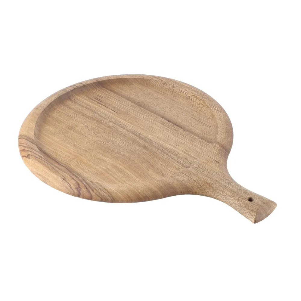 Baking Tool Wooden Pizza Tray Round Ergonomic Handle Cutting Board Elegant 15.7x11.8x0.8in Serving Board Restaurant/Home
Baking Tool Wooden Pizza Tray Round Ergonomic Handle Cutting Board Elegant 15.7x11.8x0.8in Serving Board Restaurant/Home