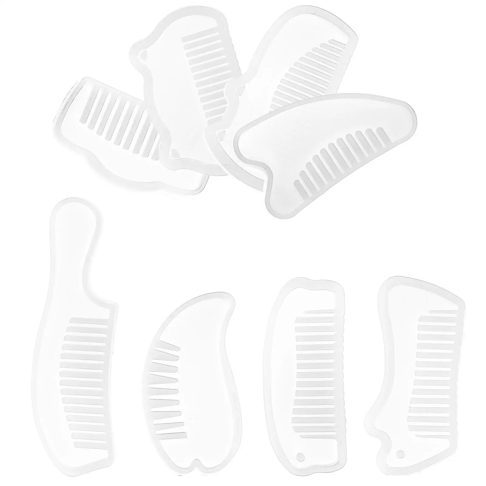 8 Pcs Comb Resin Mold Set Brush Making Casting DIY Crafting Silicone Crafts Molds
8 Pcs Comb Resin Mold Set Brush Making Casting DIY Crafting Silicone Crafts Molds