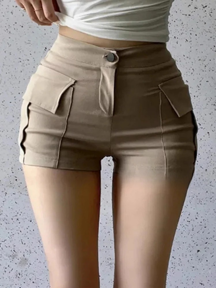 Khaki Casual Short Pants Women Summer 2025 New Style Slimming High Waist Elastic Wrap around Hot Pants INS Straight Leg Zippe...
Khaki Casual Short Pants Women Summer 2025 New Style Slimming High Waist Elastic Wrap around Hot Pants INS Straight Leg Zippe...