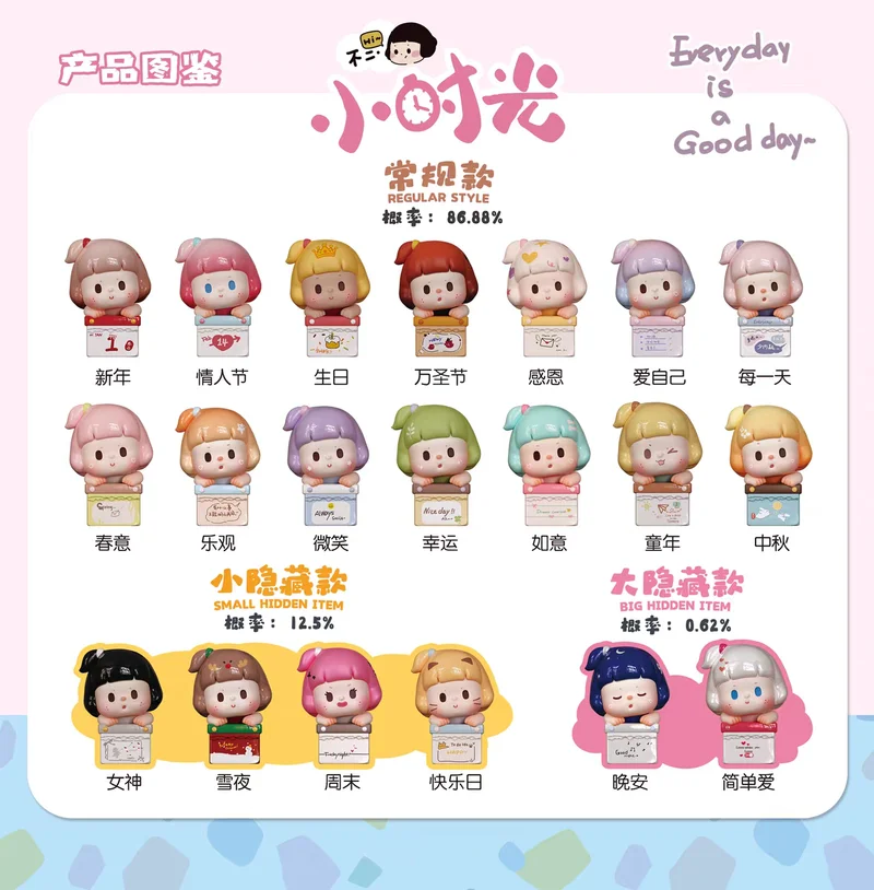 Hot Original Desktop Ornament Buer Little Time Series Cute Mini Blind Box Trendy Creative Toy Limited Edition Kawaii Model Gift
Hot Original Desktop Ornament Buer Little Time Series Cute Mini Blind Box Trendy Creative Toy Limited Edition Kawaii Model Gift