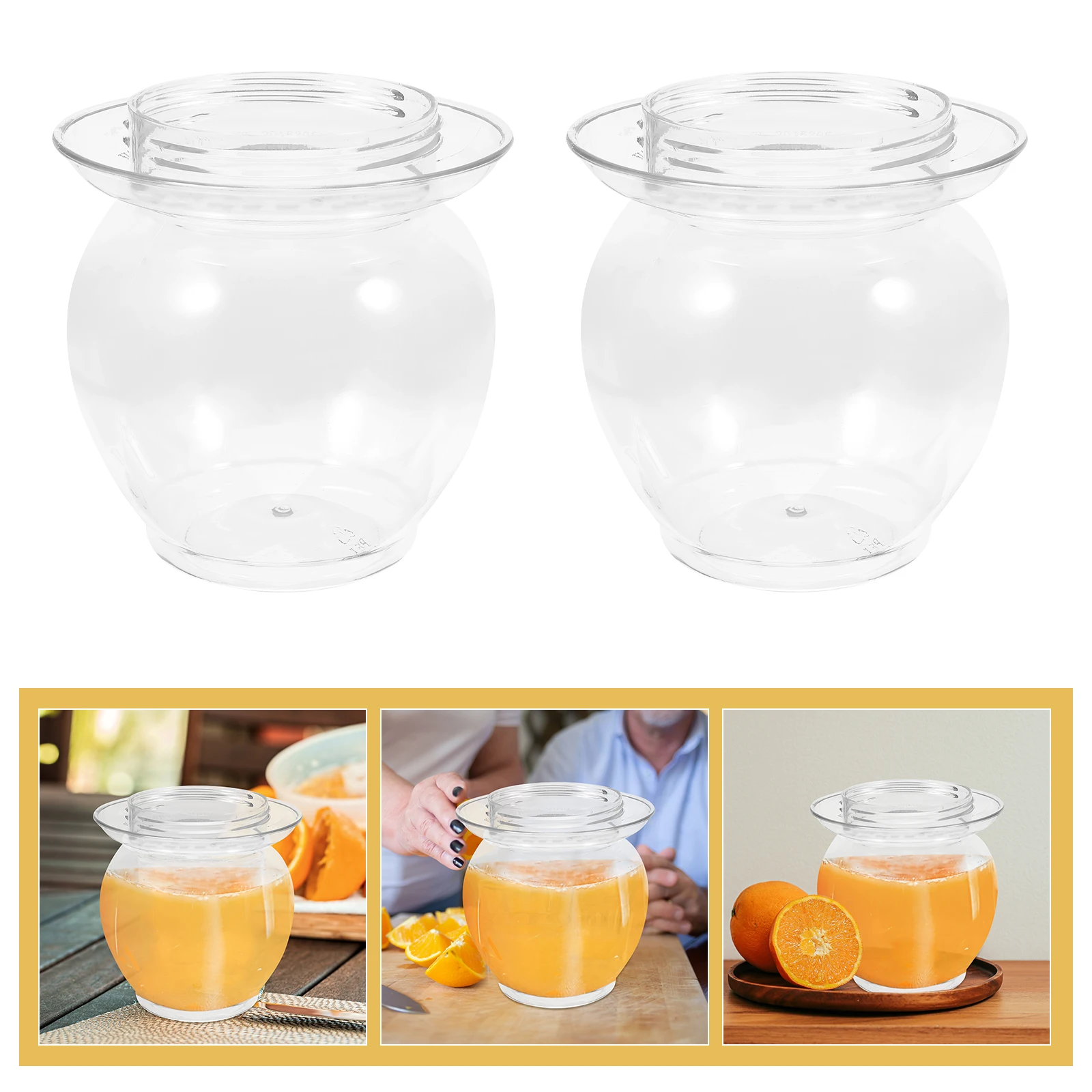 4pcs Reusable Plastic Beverage Jar Wide Mouth Bottle 500Ml Leakproof Food Storage Container For Drinks Milk Yogurt Party Outdoor
4pcs Reusable Plastic Beverage Jar Wide Mouth Bottle 500Ml Leakproof Food Storage Container For Drinks Milk Yogurt Party Outdoor