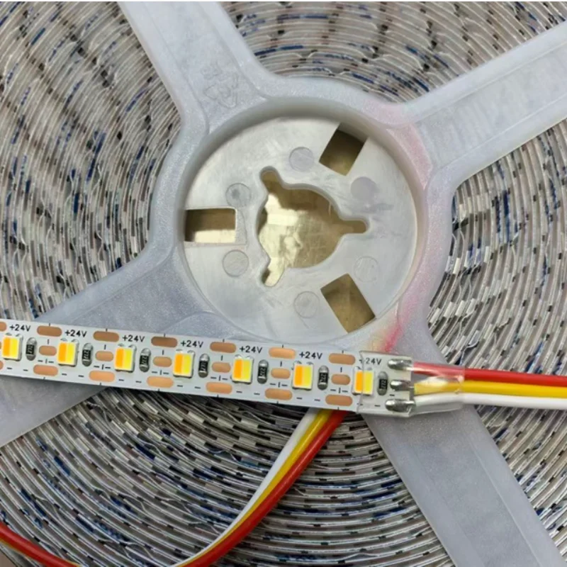 5m 10m 24v Slim 5mm 8mm CCT 2 in 1 LED Strip 2700k-6500k Dimmable 3 Wire 3000k 4000k 6000k Three Color Change One led One Cut
5m 10m 24v Slim 5mm 8mm CCT 2 in 1 LED Strip 2700k-6500k Dimmable 3 Wire 3000k 4000k 6000k Three Color Change One led One Cut