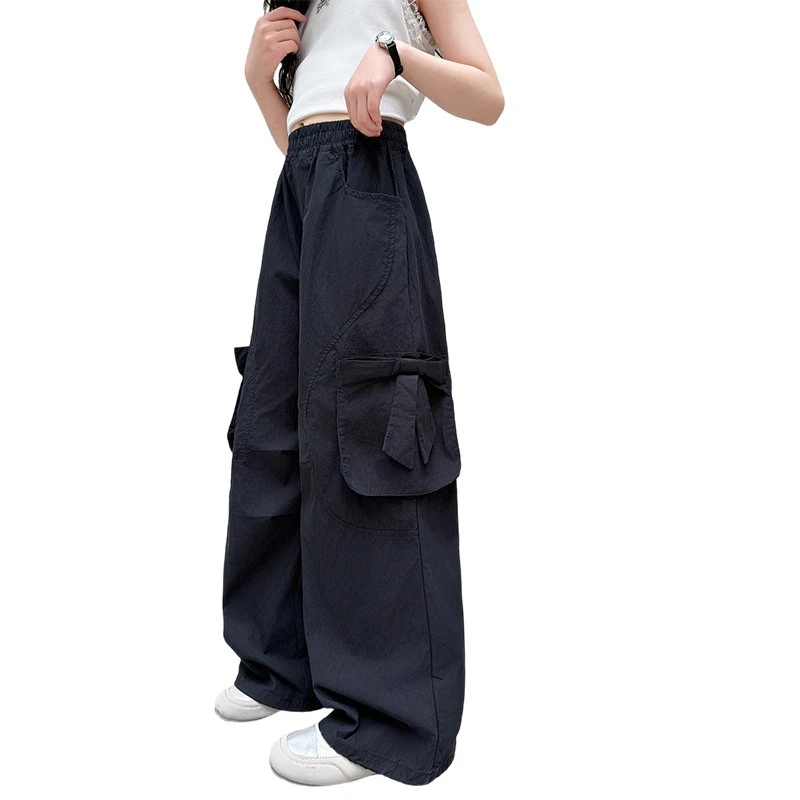 2026 Girls‘ Bow Cargo Pants for Summer, Straight Casual Trousers for Kids, Trendy Breathable Everyday Bottoms New Arrival
2026 Girls‘ Bow Cargo Pants for Summer, Straight Casual Trousers for Kids, Trendy Breathable Everyday Bottoms New Arrival