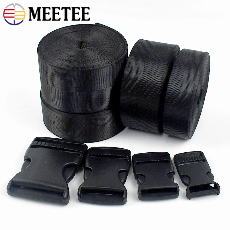 1-5Sets 20-50mm Nylon Webbing Buckle Backpack Strap Fastener Adjustable Plastic Release Clasp DIY Sewing Safety Belt Ribbon Tape
1-5Sets 20-50mm Nylon Webbing Buckle Backpack Strap Fastener Adjustable Plastic Release Clasp DIY Sewing Safety Belt Ribbon Tape