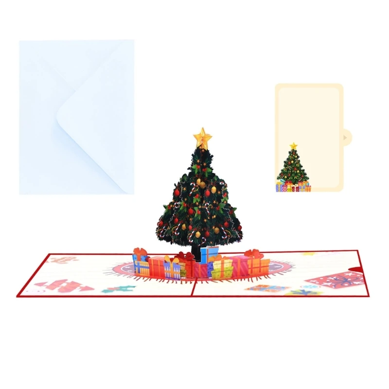Handmade Christmas Card With Paper Sculpted Tree And Presents For Seasonal Celebration Elegant Invitation Card
Handmade Christmas Card With Paper Sculpted Tree And Presents For Seasonal Celebration Elegant Invitation Card