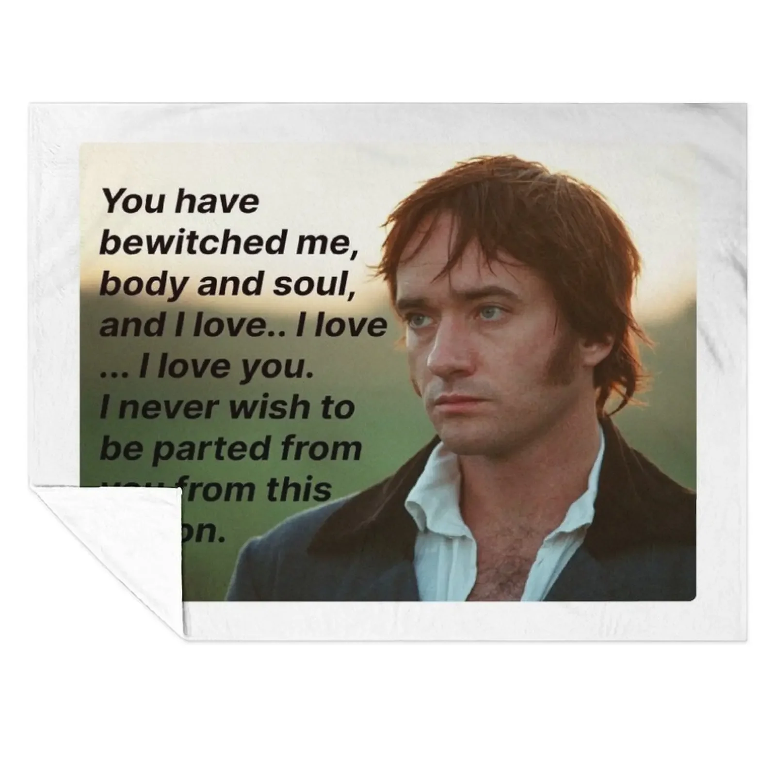 Mr. Darcy Valentine's Day Quote Throw Blanket Beautifuls Sleeping Bag Bed covers wednesday Blankets
Mr. Darcy Valentine's Day Quote Throw Blanket Beautifuls Sleeping Bag Bed covers wednesday Blankets