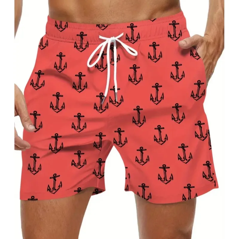 New Men's Shorts 3D Print Boat Anchor Pattern Swim Trunks Drawstring Quick Dry Short Beach Hawaiian Casual Men Kids Sport Shorts
New Men's Shorts 3D Print Boat Anchor Pattern Swim Trunks Drawstring Quick Dry Short Beach Hawaiian Casual Men Kids Sport Shorts