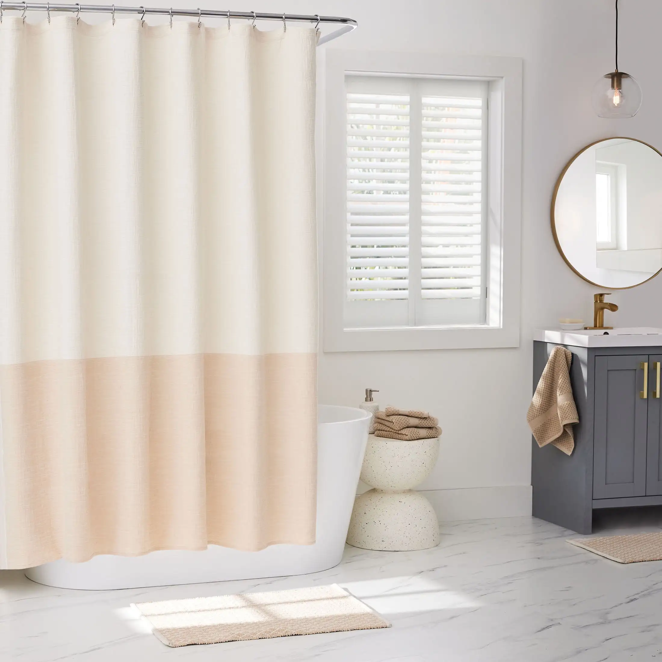 Занавеска для душа из хлопка/политины Gardens Tan Color Block Boucle, 72 x 72 дюйма
Занавеска для душа из хлопка/политины Gardens Tan Color Block Boucle, 72 x 72 дюйма
