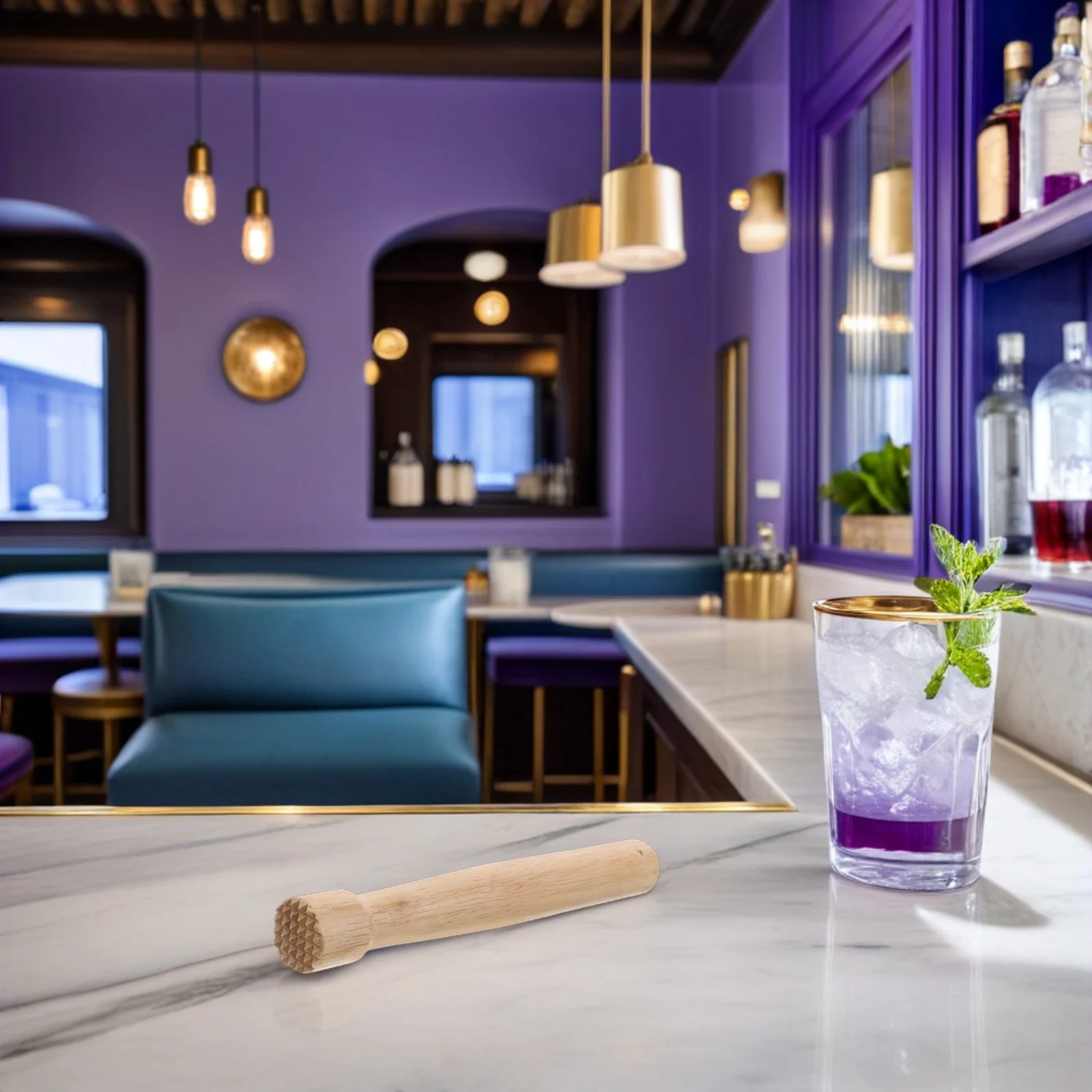 Solid Wood Cocktail Muddler Non-Slip Grip Wooden Mojito Masher Manual Lemon Juicer Fruit Drinks Bar Tool Muddler for Cocktails
Solid Wood Cocktail Muddler Non-Slip Grip Wooden Mojito Masher Manual Lemon Juicer Fruit Drinks Bar Tool Muddler for Cocktails