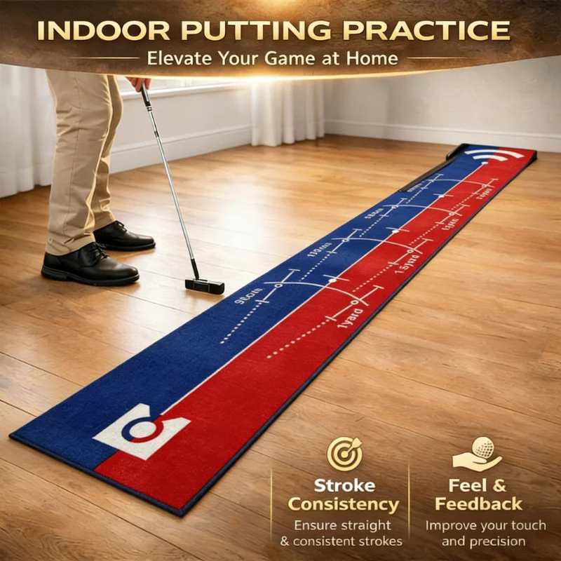 Premium Quality Indoor Golf Putting Green Mat for Golf Exercise Green Mat for Home Office Gym Recreation Center Practice Use
Premium Quality Indoor Golf Putting Green Mat for Golf Exercise Green Mat for Home Office Gym Recreation Center Practice Use