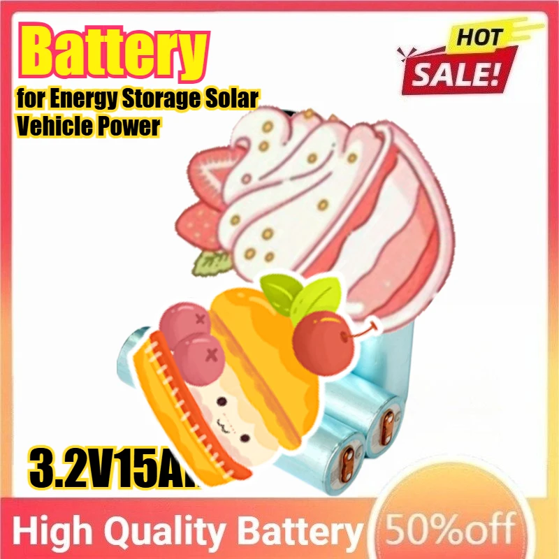 3.2V15Ah Battery for Energy Storage Solar Electric Vehicle Power Lithium Iron Phosphate Battery
3.2V15Ah Battery for Energy Storage Solar Electric Vehicle Power Lithium Iron Phosphate Battery