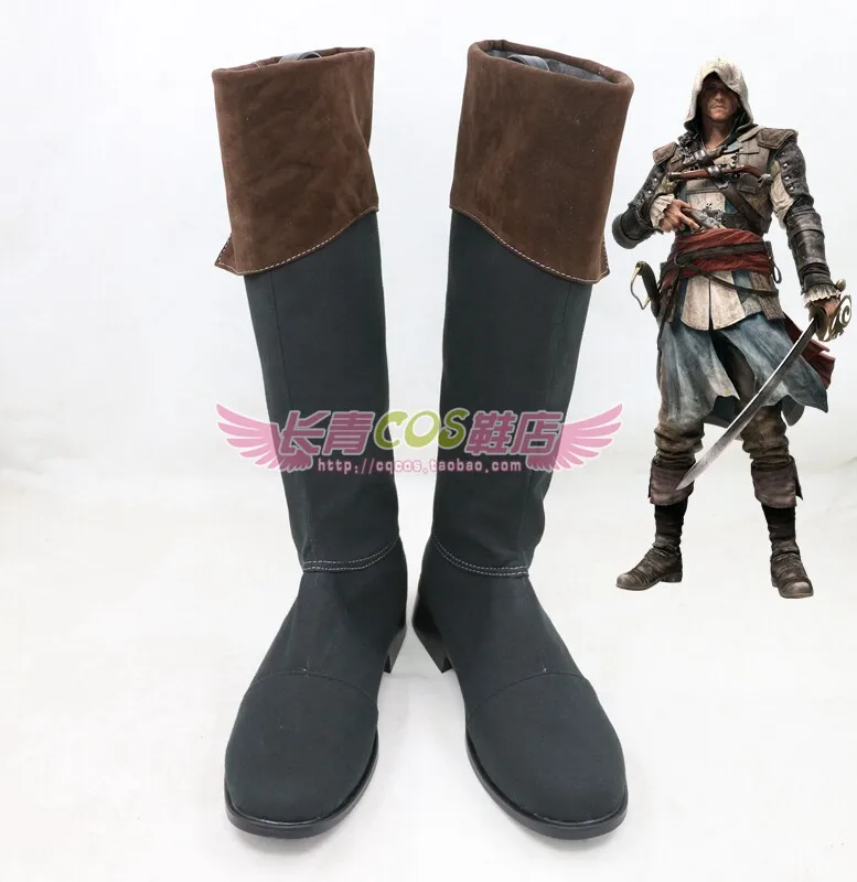 Edward Kenway Cosplay Shoes Edward James Kenway Roleplay Prop Halloween Party PU Leather Boots
Edward Kenway Cosplay Shoes Edward James Kenway Roleplay Prop Halloween Party PU Leather Boots