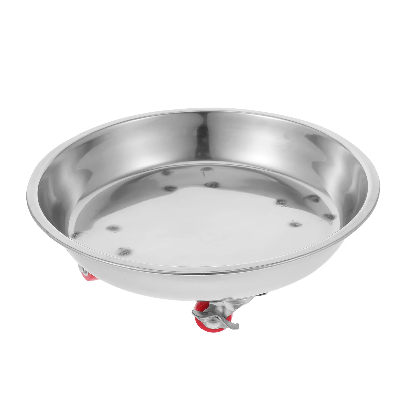 Flower Pot Dolly Stainless Steel Holders Bucket Wheel Planter C Stainless Decor Receptacle Universal Movable
Flower Pot Dolly Stainless Steel Holders Bucket Wheel Planter C Stainless Decor Receptacle Universal Movable