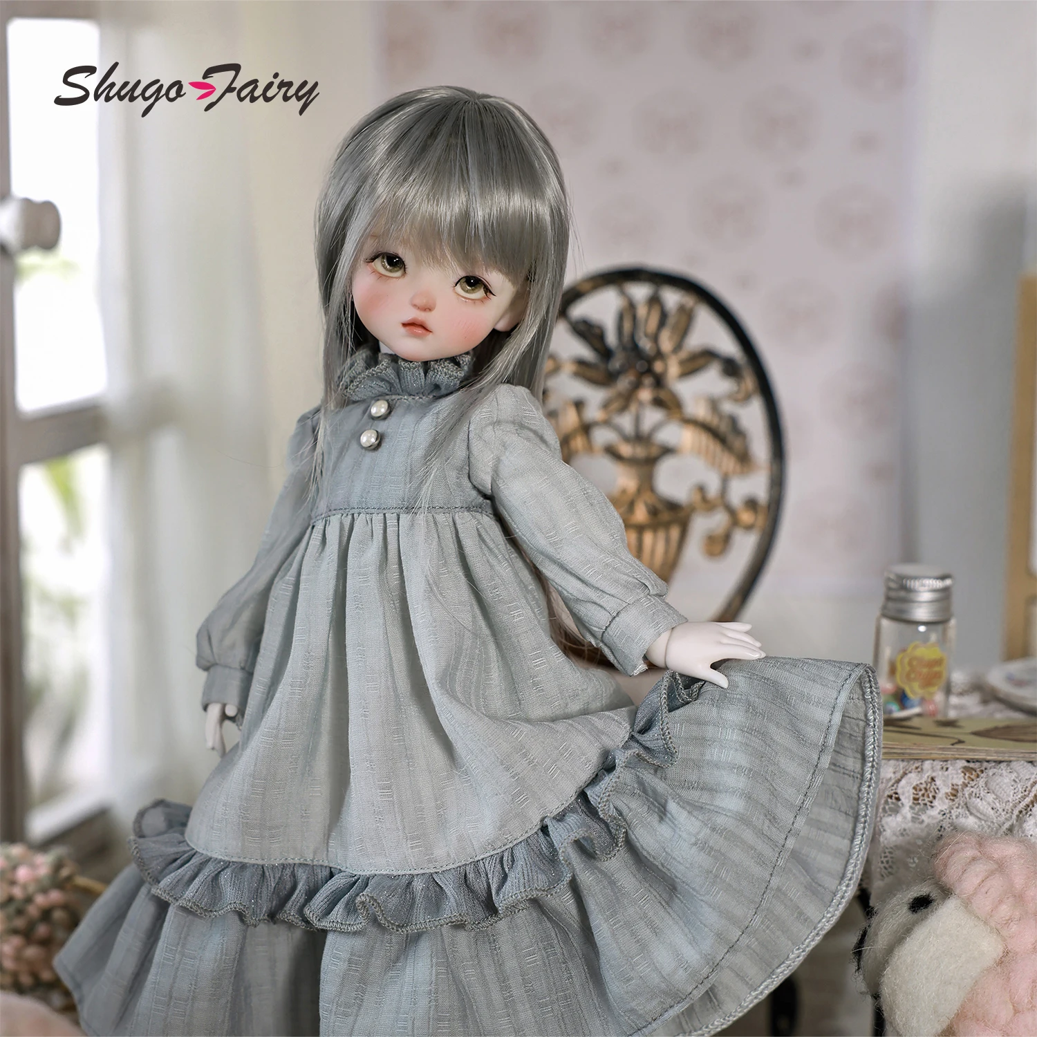 Shugafairy Damita 1/6 Shepherdess BJD Doll - Pastoral Fairy Sweet Innocent Face Ball Jointed Resin Art Figure Full Set
Shugafairy Damita 1/6 Shepherdess BJD Doll - Pastoral Fairy Sweet Innocent Face Ball Jointed Resin Art Figure Full Set