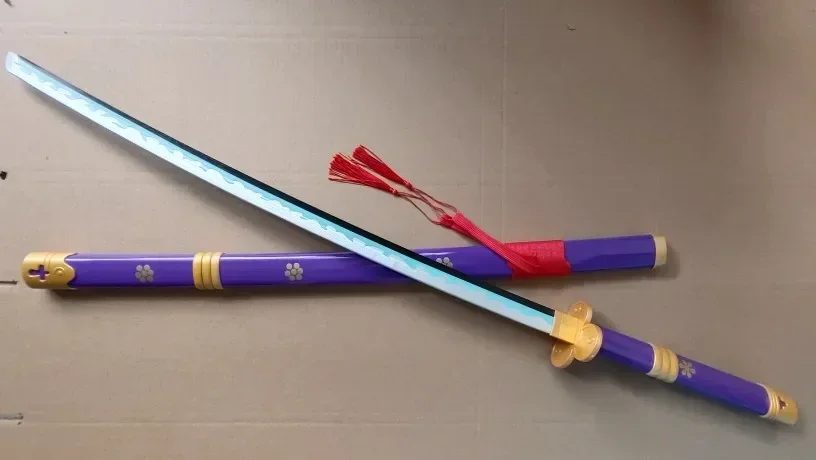 102cm Cosplay One piece zoro new sword enma sword weapon Katana Samurai Purple Wooden Sword Comic-con Anime show Costume party
102cm Cosplay One piece zoro new sword enma sword weapon Katana Samurai Purple Wooden Sword Comic-con Anime show Costume party