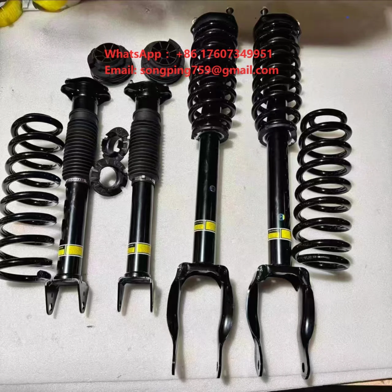 1Set Coilover Spring Shock Absorber for Mercedes benz W166 X166 air Suspension Change to Coil Spring Shock 1663202613 1663201413
1Set Coilover Spring Shock Absorber for Mercedes benz W166 X166 air Suspension Change to Coil Spring Shock 1663202613 1663201413