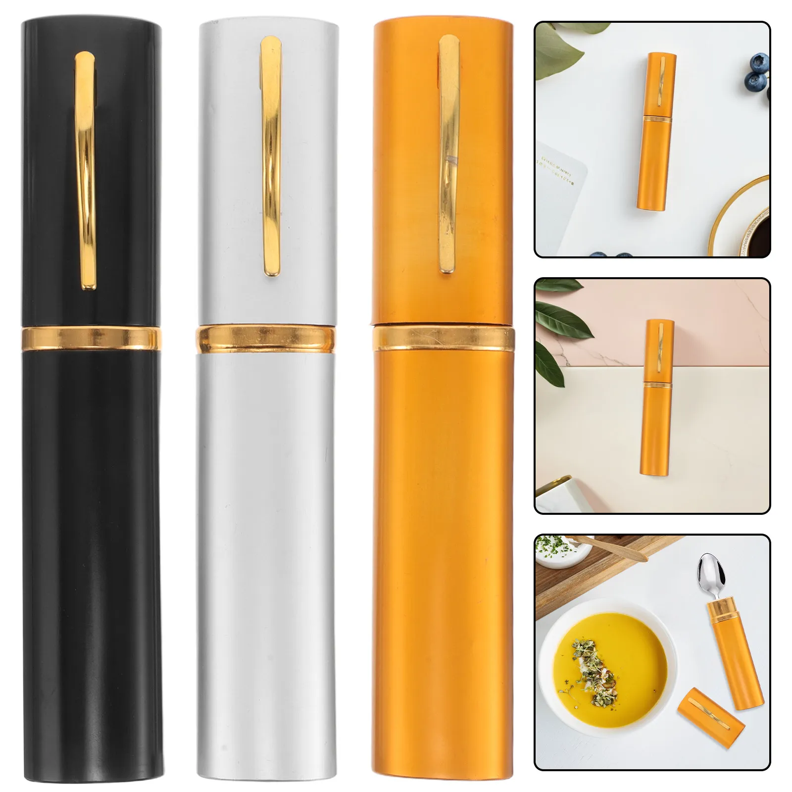 Набор из 3-х компактных дорожных футляров для столовых приборов: портативный, прочный, термостойкий органайзер для походной посуды
Набор из 3-х компактных дорожных футляров для столовых приборов: портативный, прочный, термостойкий органайзер для походной посуды