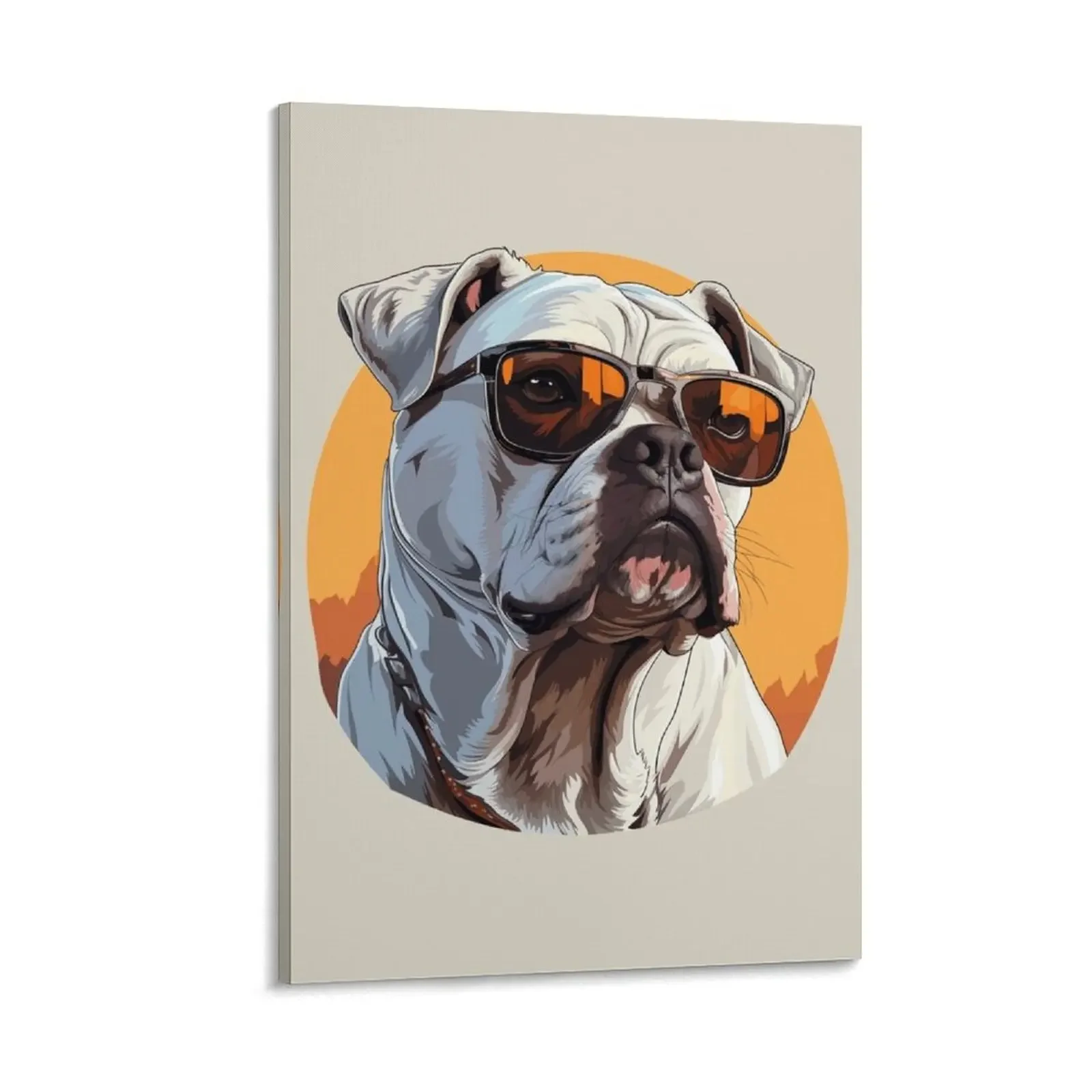 Arnie's Sunset Gaze: American Bulldog Panache Canvas Painting room decoration Decoration for bedroom
Arnie's Sunset Gaze: American Bulldog Panache Canvas Painting room decoration Decoration for bedroom