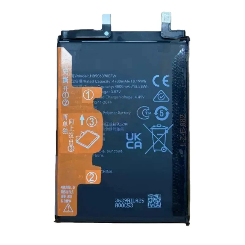 HB506390EFW 60/60Pro/70 LSA-AN00/TNA-AN00/FNE-AN00 Replacement Battery
HB506390EFW 60/60Pro/70 LSA-AN00/TNA-AN00/FNE-AN00 Replacement Battery