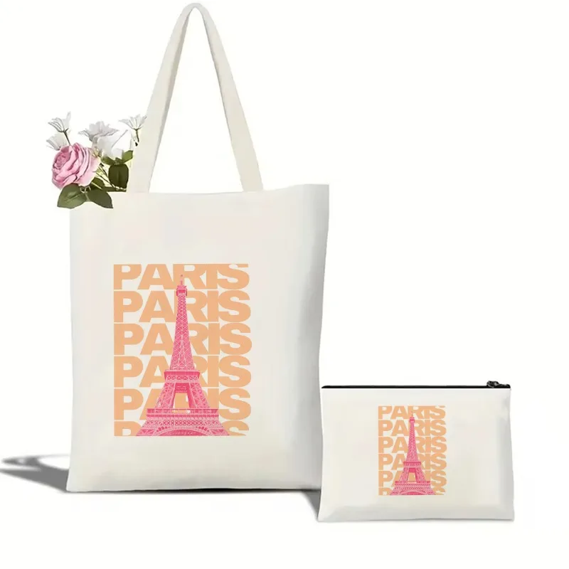 1-2pcs Chicago London Eiffel Tower Graphic Tote Bag World City Landmarks Canvas Women Shopper Bag Spacious Travel Shopping Bag
1-2pcs Chicago London Eiffel Tower Graphic Tote Bag World City Landmarks Canvas Women Shopper Bag Spacious Travel Shopping Bag