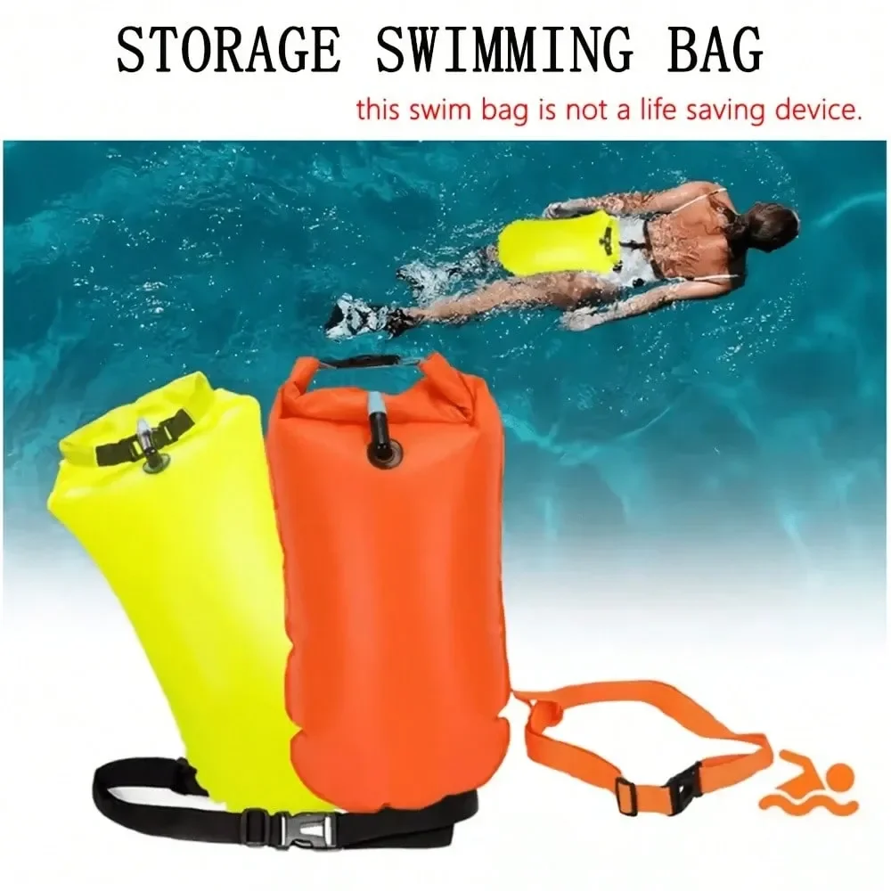 Waterproof Bag, Swimming PVC Inflatable Buoy With Storage Pouch, Floating Marker For Swimming, Drifting, Snorkeling, Beach, Lak
Waterproof Bag, Swimming PVC Inflatable Buoy With Storage Pouch, Floating Marker For Swimming, Drifting, Snorkeling, Beach, Lak