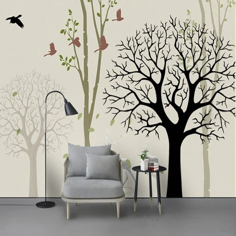 Modern Minimalist Elegant Hand-Painted European Forest Deer And Bird Landscape TV Bedroom Wall Sticker Mural Background Wall
Modern Minimalist Elegant Hand-Painted European Forest Deer And Bird Landscape TV Bedroom Wall Sticker Mural Background Wall