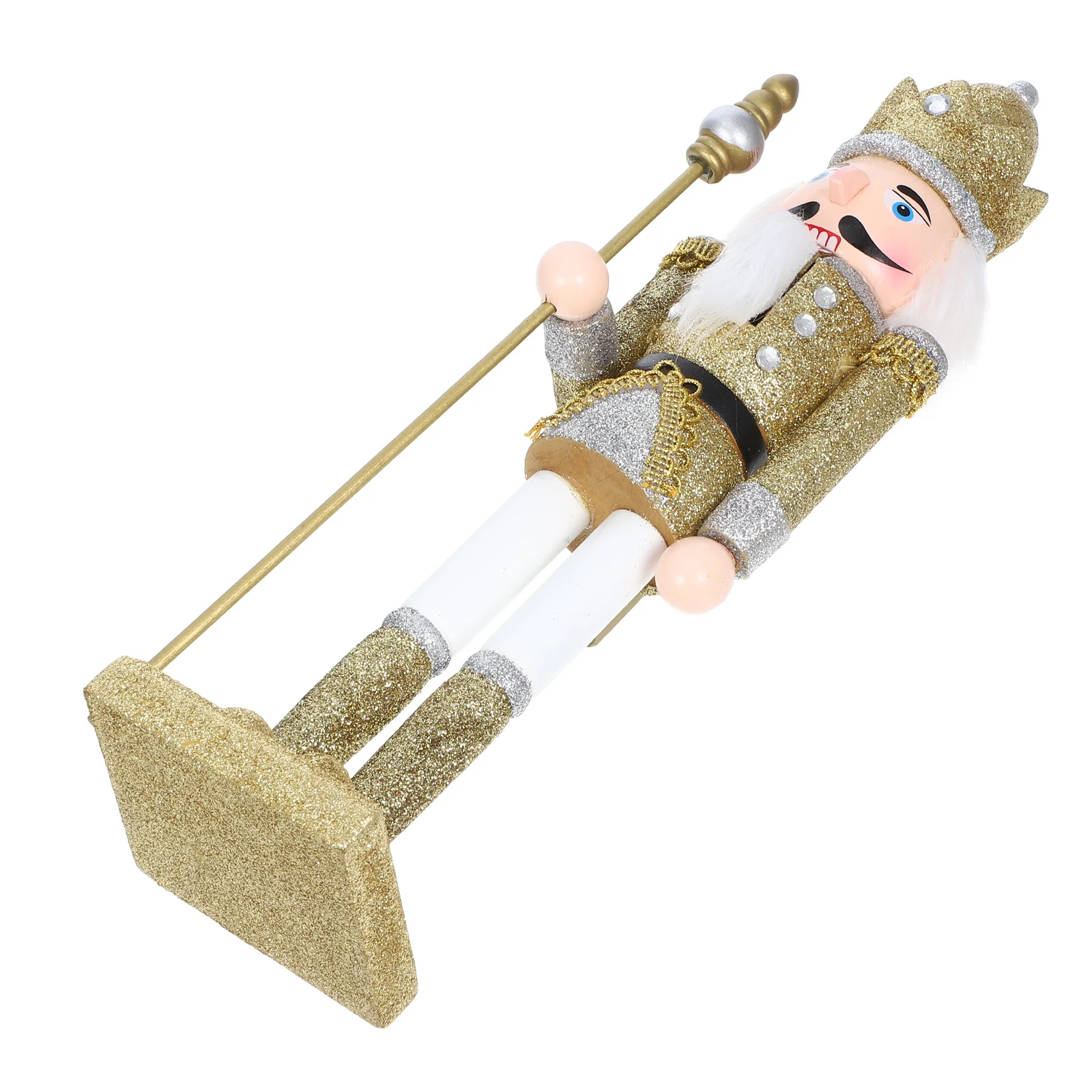 Wooden Nutcracker Soldier Handcrafted Christmas Decor Table Desktop Shelf Festival Ornament Craft Party Supply
Wooden Nutcracker Soldier Handcrafted Christmas Decor Table Desktop Shelf Festival Ornament Craft Party Supply