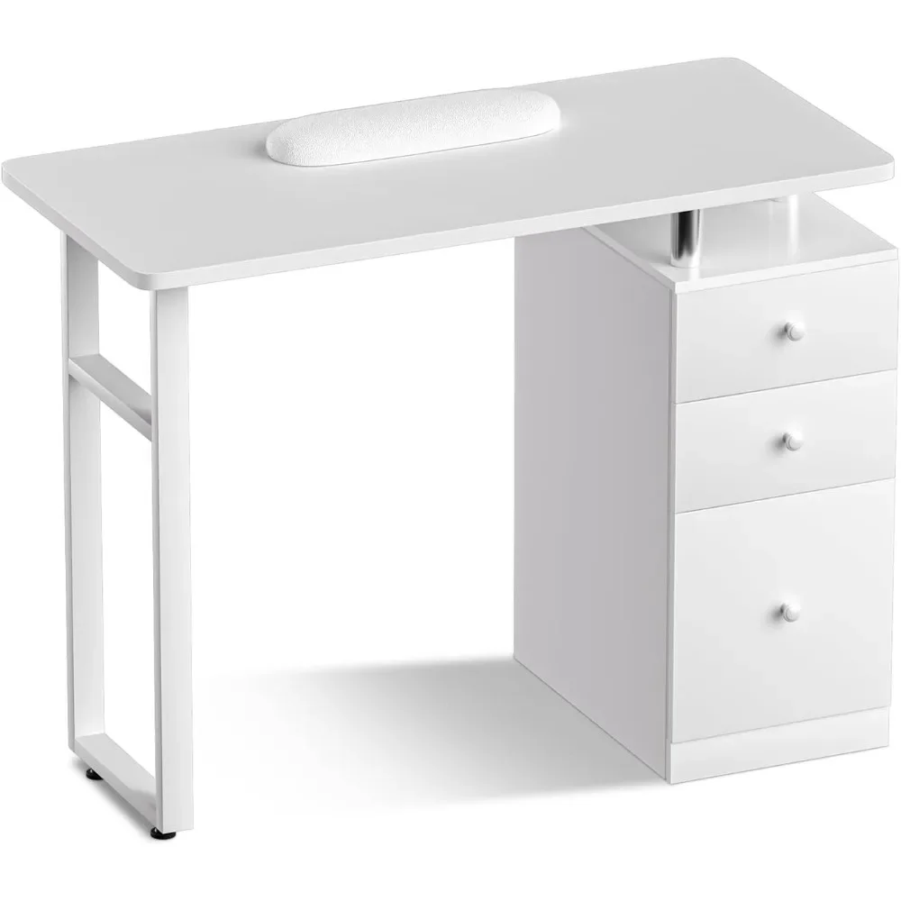 Nail Tech Desk Manicure Table Professional Nail Tech Table Acetone Resistant with Drawer
Nail Tech Desk Manicure Table Professional Nail Tech Table Acetone Resistant with Drawer