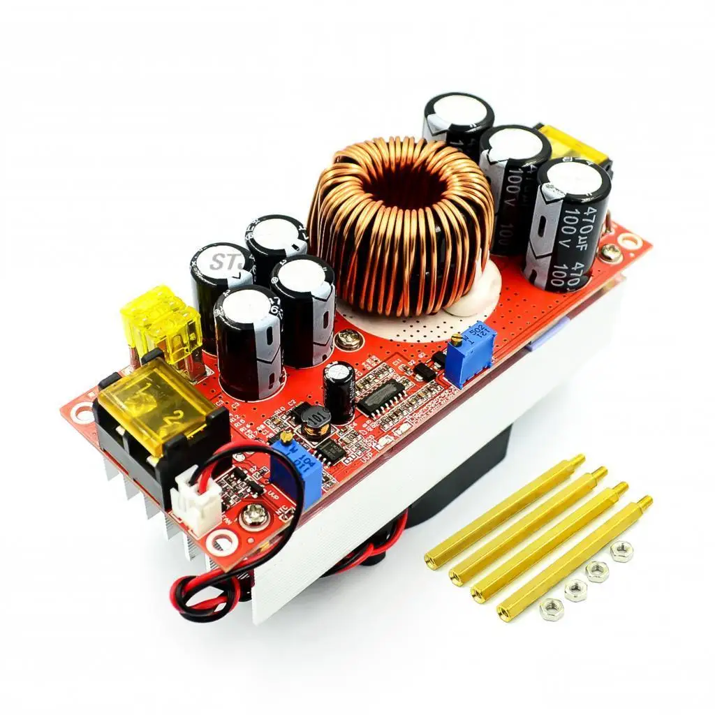 1500W DC-DC Step-up Boost Converter 10-60V to 12-90V 30A Constant Current Power Supply Module LED Driver Voltage Power Converter
1500W DC-DC Step-up Boost Converter 10-60V to 12-90V 30A Constant Current Power Supply Module LED Driver Voltage Power Converter