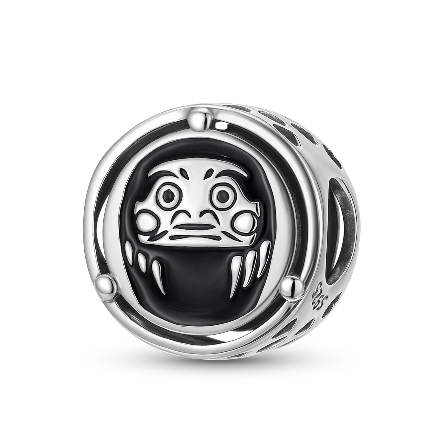 New 925 Sterling Silver Ancient Symbol Daruma Immortal Hollow Beads fit Charm Bracelets & Bangles DIY Jewelry Makin
New 925 Sterling Silver Ancient Symbol Daruma Immortal Hollow Beads fit Charm Bracelets & Bangles DIY Jewelry Makin
