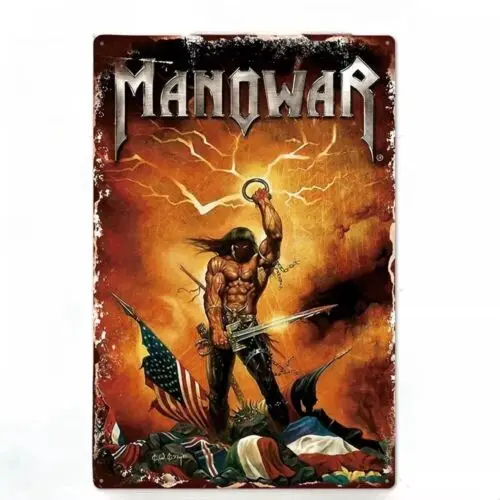 Металлическая жестяная вывеска Manowar Heavy Metal Man Cave Art Декор в винтажном стиле
Металлическая жестяная вывеска Manowar Heavy Metal Man Cave Art Декор в винтажном стиле