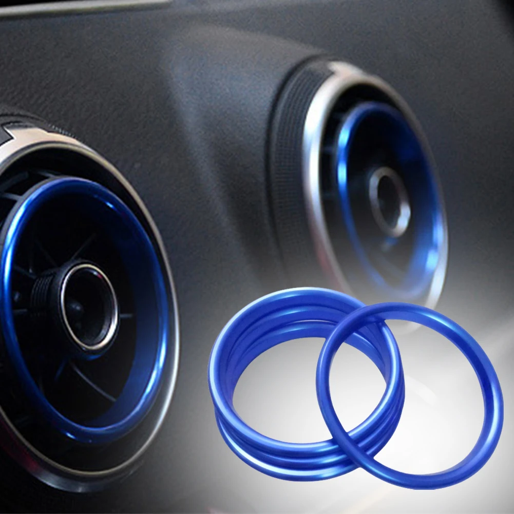 For A3, For S3 (2013-2016) And For Q2 (2017) 4pcs Car Air Conditioning Vent Covers Vent Decorative Rings Interior Accessories
For A3, For S3 (2013-2016) And For Q2 (2017) 4pcs Car Air Conditioning Vent Covers Vent Decorative Rings Interior Accessories